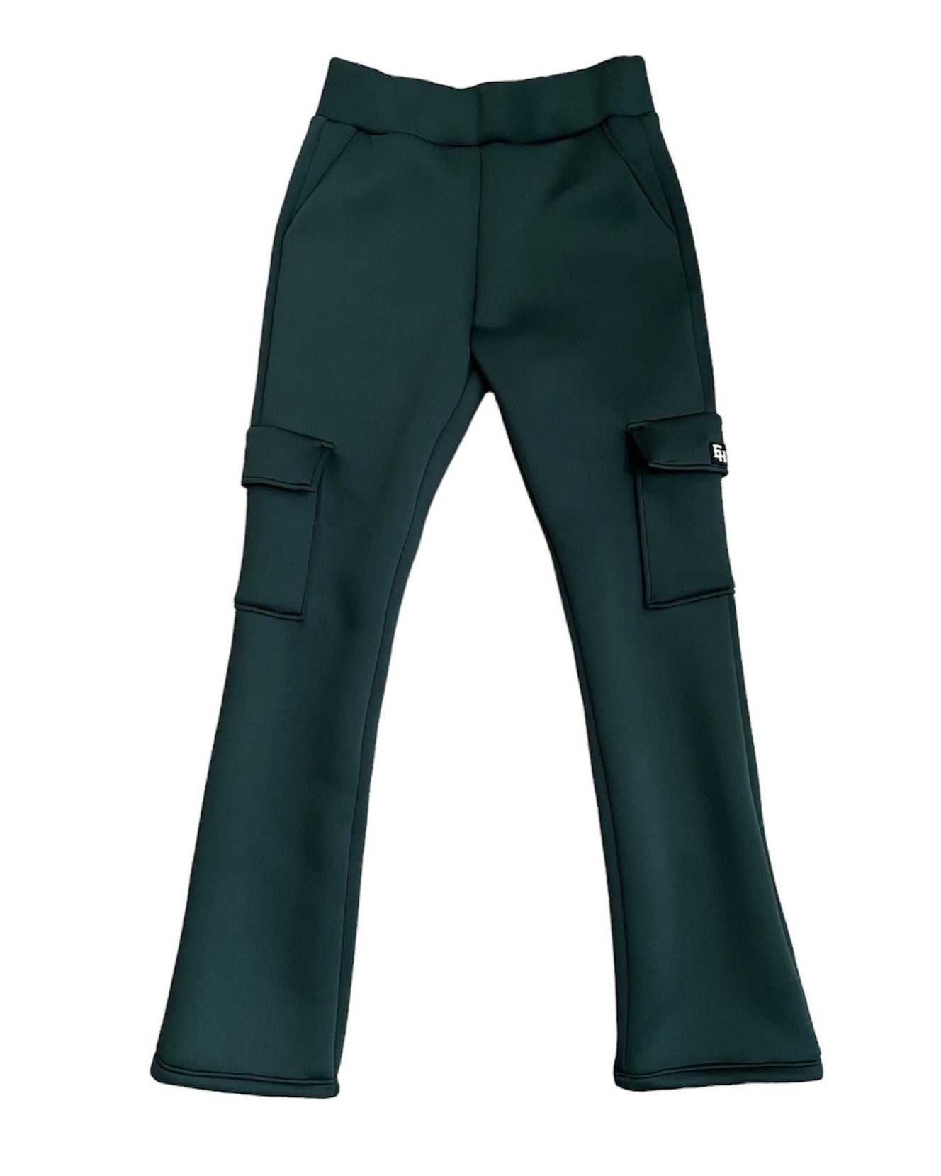 Neoprene Cargo Pants - Forest Green